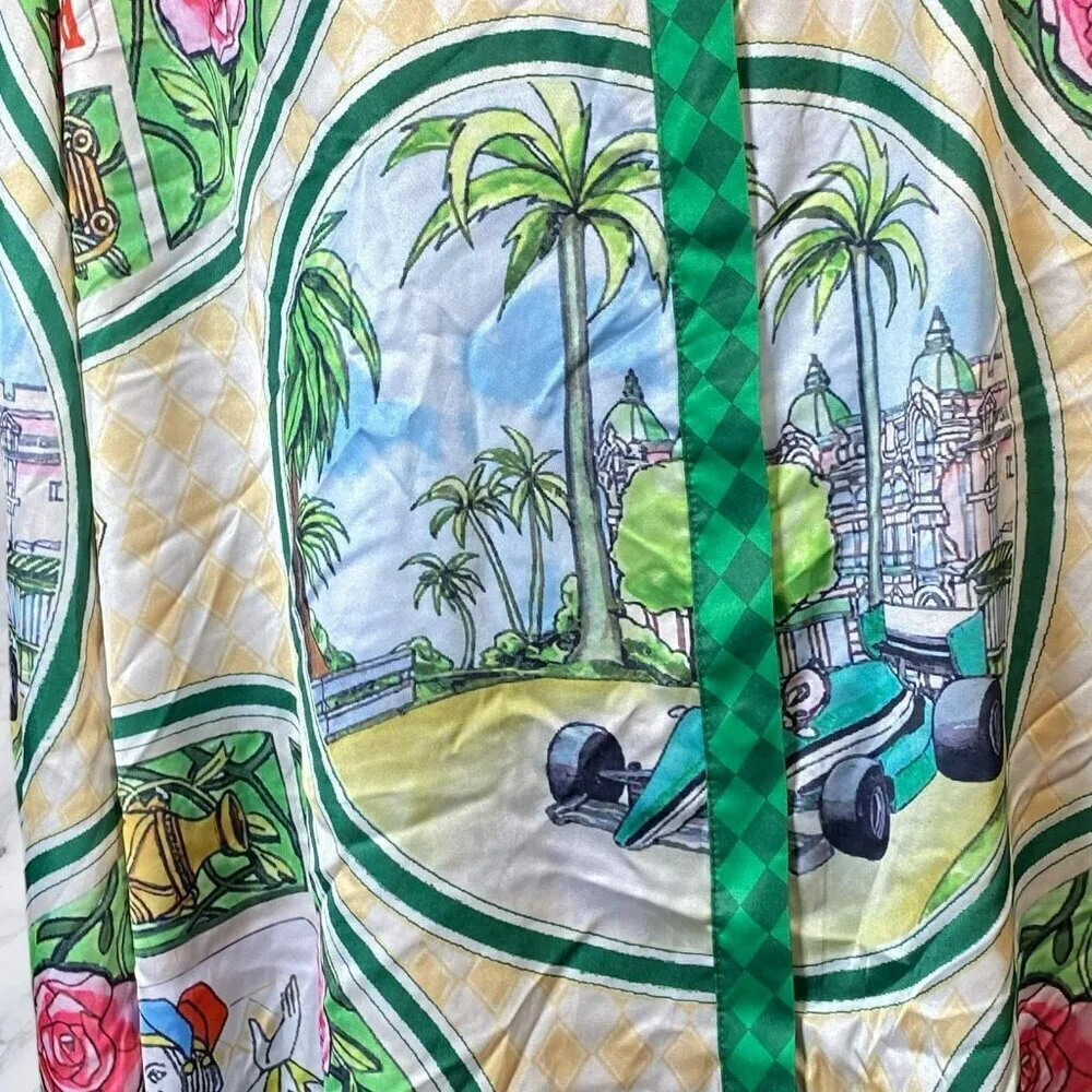 Fashion Nova printed satin